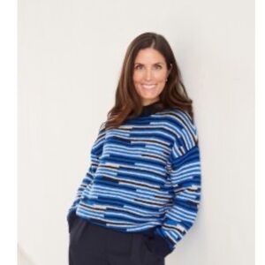 Closed Blue Print Cardigan Size S